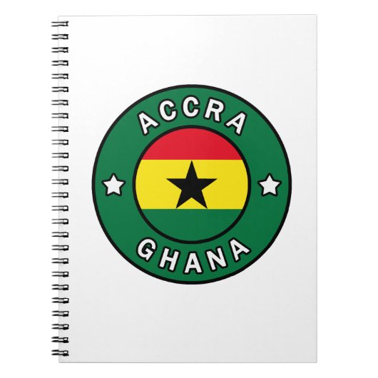 Accra Ghana Notitieboek (Voorkant)