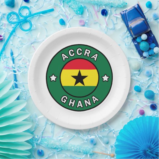 Accra Ghana Papieren Bordje (Feest)
