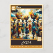 Accra, Ghana |  schilderij Briefkaart (Voorkant)