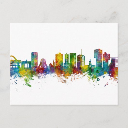 Accra Ghana Skyline Briefkaart (Voorkant)
