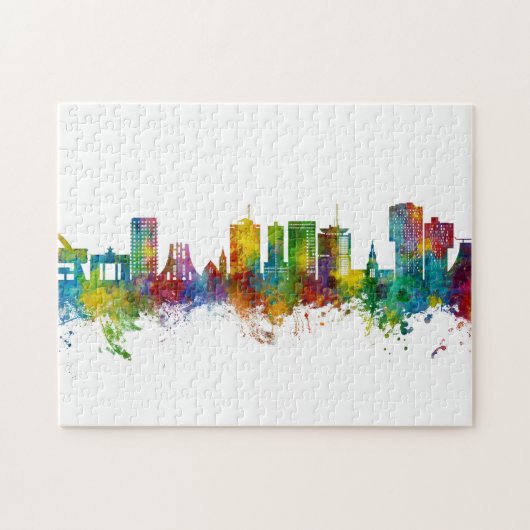 Accra Ghana Skyline Legpuzzel (Horizontaal)