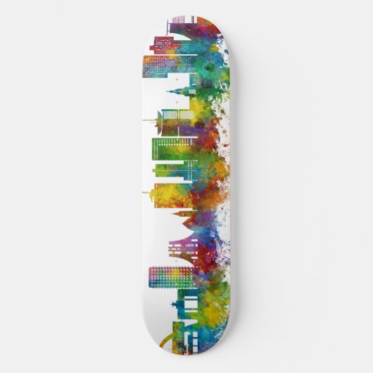 Accra Ghana Skyline Persoonlijk Skateboard (Voorkant)