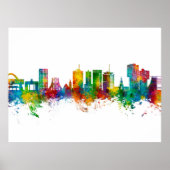 Accra Ghana Skyline Poster (Voorkant)