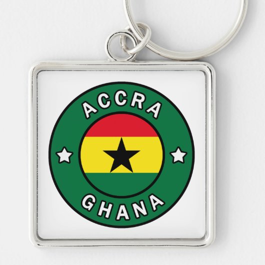Accra Ghana Sleutelhanger (Voorkant)
