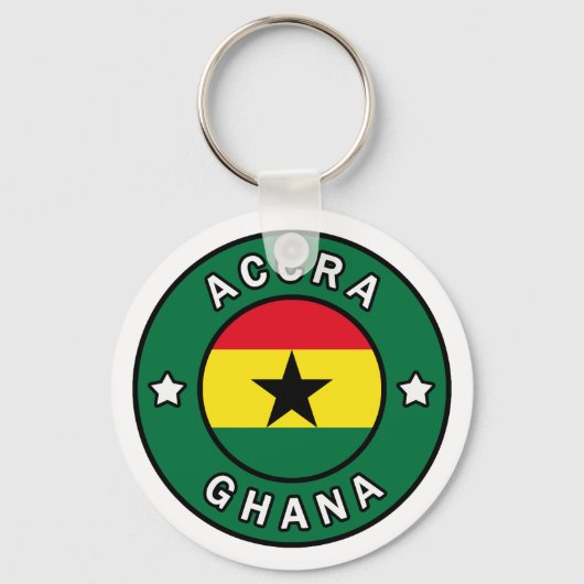 Accra Ghana Sleutelhanger (Voorkant)