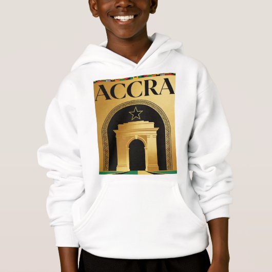 Accra Gold — Ghana Hoofdstad Kunst Modern (Voorkant)