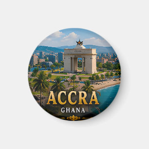 Accra Onafhankelijkheidsboog en Atlantische Kust Magneet