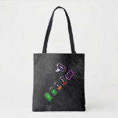 Accuduur - Retro Color Mix Edition Tote Bag (Voorkant)
