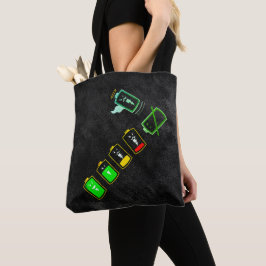 Accuduur - Retro Green Color Mix Edition Tote Bag