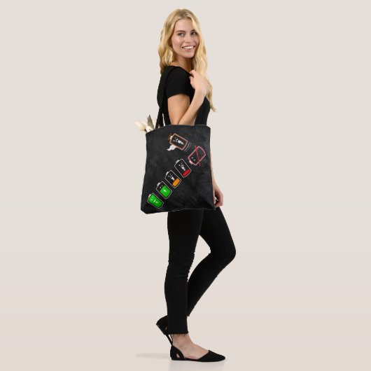 Accuduur - Retro Mix Edition Tote Bag (Op model)