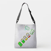 Accuduur - Retro Pink Mix Edition Crossbody Tas (Achterkant)