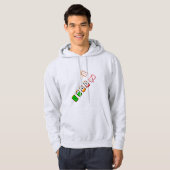 Accuduur - Retro White Edition Hoodie (Voorkant volledig)