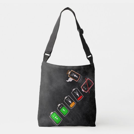 Accuduur - Retro White Mix 2 Edition Crossbody Tas (Voorkant)