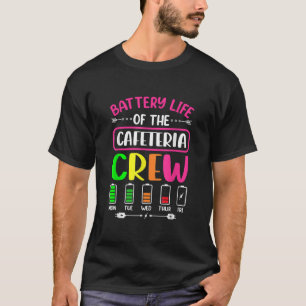 Accuduur van de Cafeteria Crew Cafeteria School T-shirt