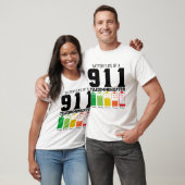 Accuduur van een 911-telecommunicator t-shirt (Unisex)