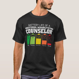 Accuduur van een beroeps-rehabilitatietaal t-shirt