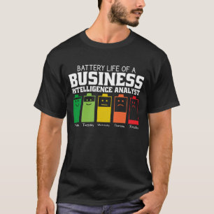 Accuduur van een Business Intelligence-analist T-shirt