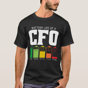 Accuduur van een CFO T-shirt