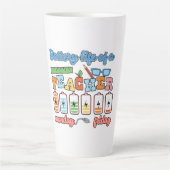 Accuduur van een docent - Een week in de Review Latte Mok (Voorkant)