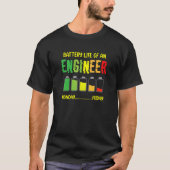 Accuduur van een engineer engineering week t-shirt (Voorkant)
