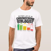 Accuduur van een engineeringgeoloog t-shirt (Voorkant)