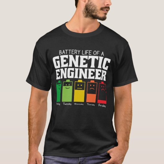 Accuduur van een gentech t-shirt (Voorkant)