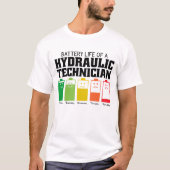 Accuduur van een hydraulische technicus t-shirt (Voorkant)