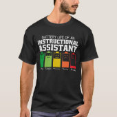 Accuduur van een instructieassistent t-shirt (Voorkant)