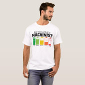 Accuduur van een machine t-shirt (Voorkant volledig)