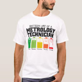 Accuduur van een metrologietechnicus t-shirt (Voorkant)