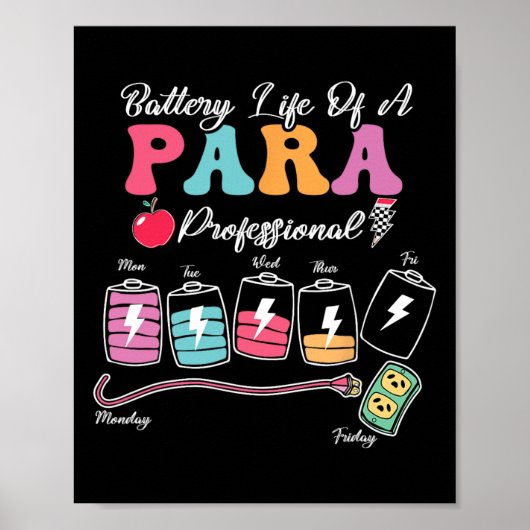Accuduur van een Para ParaProfessional Terug naar  Poster (Voorkant)