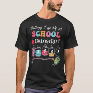Accuduur Van Een Schooladviseur Terug Naar T-shirt