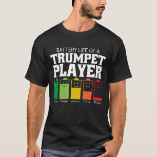 Accuduur van een Trumpetspeler T-shirt