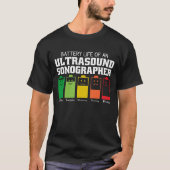 Accuduur van een ultrasone Sonograaf T-shirt (Voorkant)