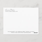 Accueillir la Lumière Briefkaart (Achterkant)