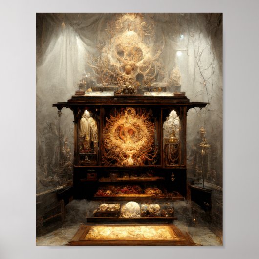 Accurate Altar 2 Dark Fantasy Art Poster (Voorkant)