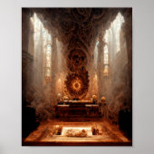 Accurate Altar Dark Fantasy Art Poster (Voorkant)