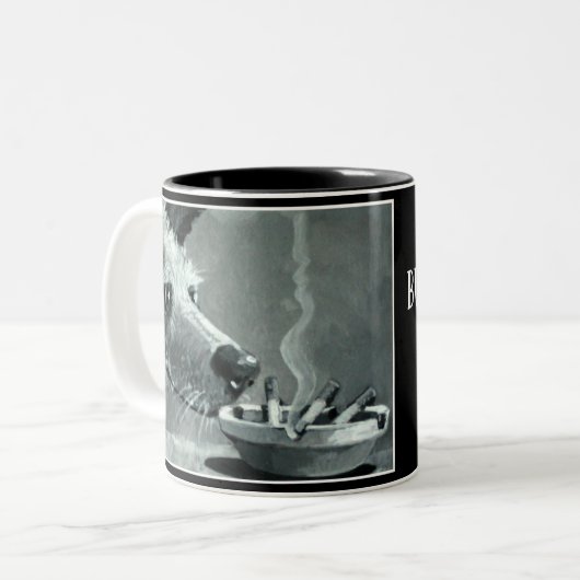 ACD Butt Sniffing Dog Mok (Voorkant links)