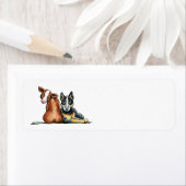 ACD en bruine Koe Etiket (Insitu)