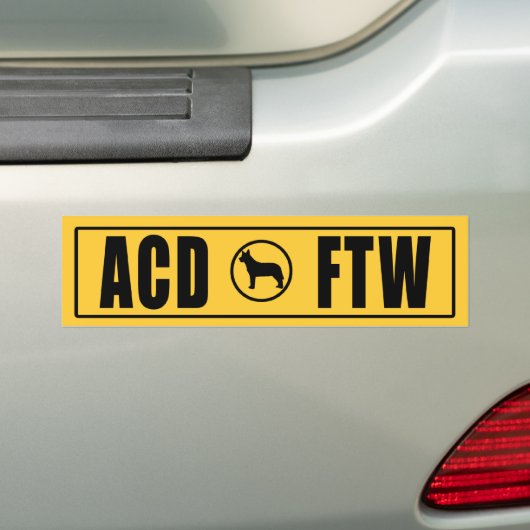 ACD - FTW BUMPERSTICKER (Op auto)