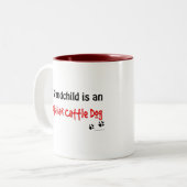 ACD Grandchild Tweekleurige Koffiemok (Voorkant links)