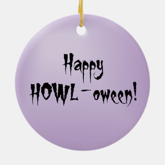 ACD Halloween Keramisch Ornament (Achterkant)