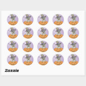 ACD Halloween Ronde Sticker (Vel)