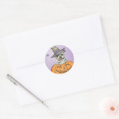 ACD Halloween Ronde Sticker (Envelop)