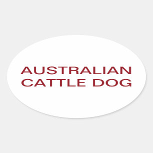 ACD-naam Ovale Sticker