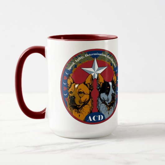 ACD: Snelheid, flexibiliteit, determinatie, intell Mok (Links)