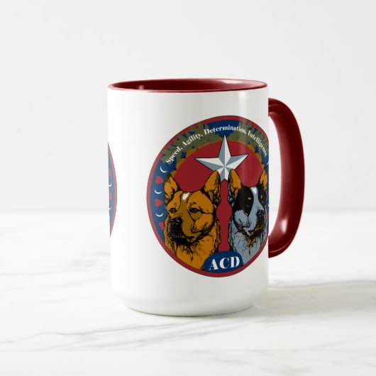 ACD: Snelheid, flexibiliteit, determinatie, intell Mok (Voorkant rechts)