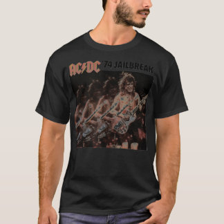 ACDC '74 Jailbreak EP-kunstwerk T-shirt