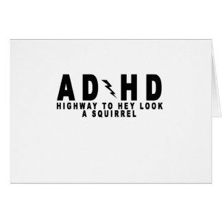 ACDC ADHD Highway to Hey Kijk een eekhoorn! t-shir