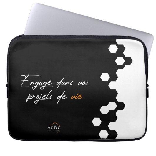 ACDC Architecture-hoes Laptop Sleeve (Voorkant)